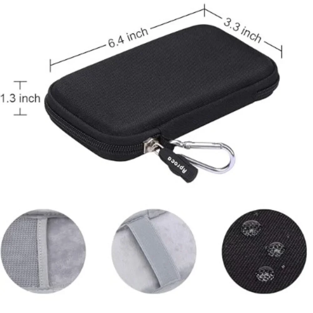 NEW HARD TRAVEL CASE GAMES, PHONE, KEYBOARD